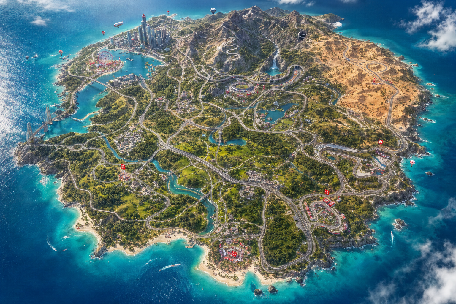 Pals Games open world island map